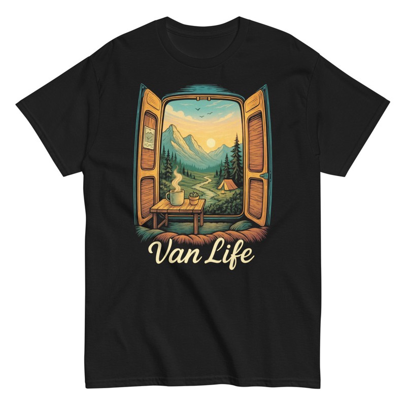 T-shirts: Aventures Van Life Art