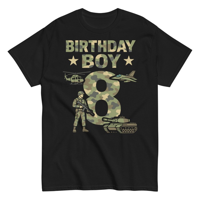 T-shirts: Anniversaire Militaire Garçon 8