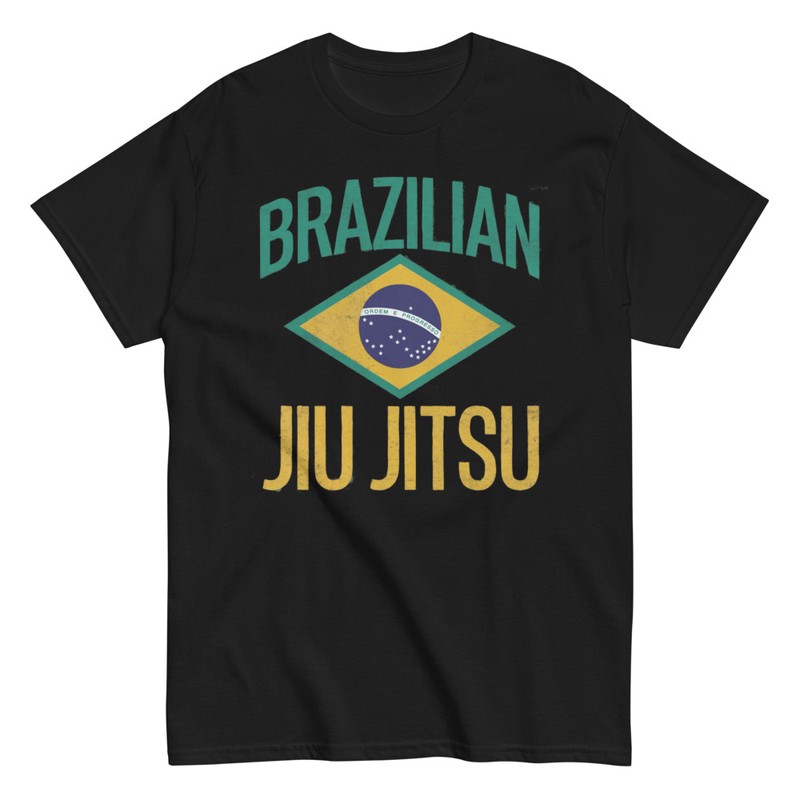 T-shirts: Jiu Jitsu Brésilien Drapeau Brésil