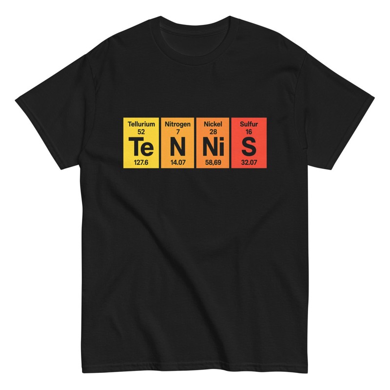T-shirts: Design Chimique Tennis