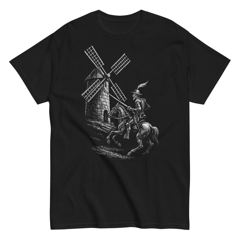 T-shirts: Don Quichotte Contre Moulin