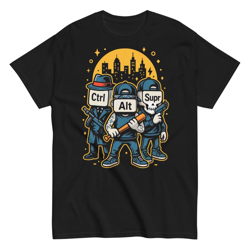 T-shirts: Contrôle Alt Suppr Mafia