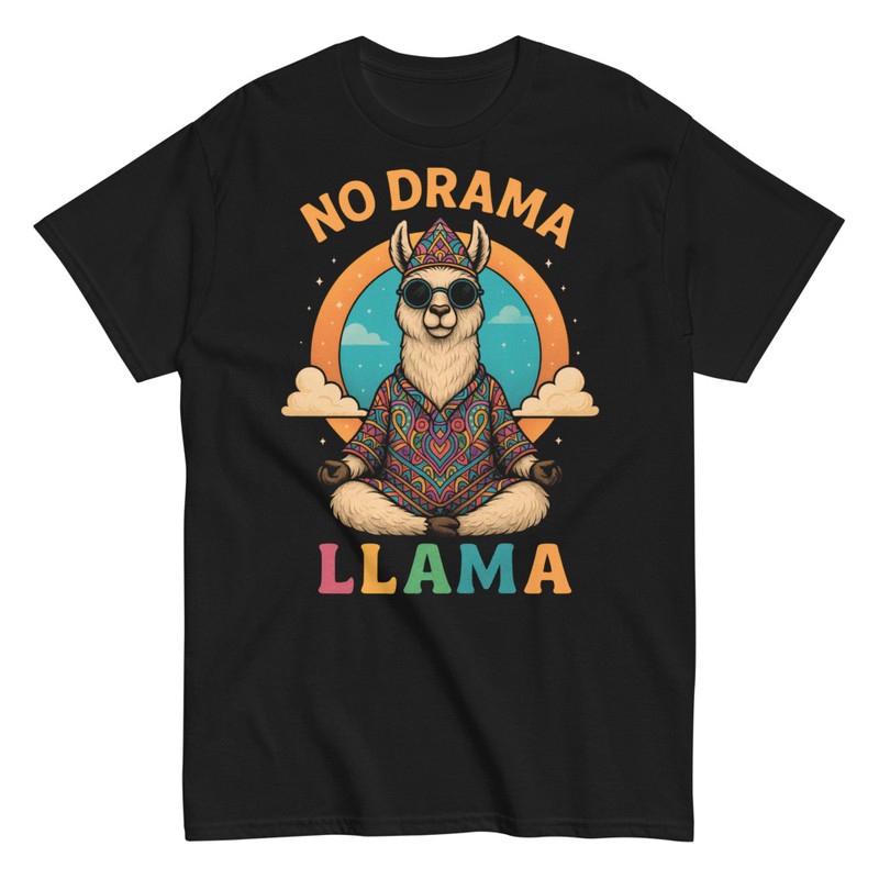 T-shirts: No Drama Llama Drôle