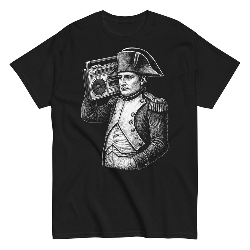 T-shirts: Napoléon Drôle avec Boombox