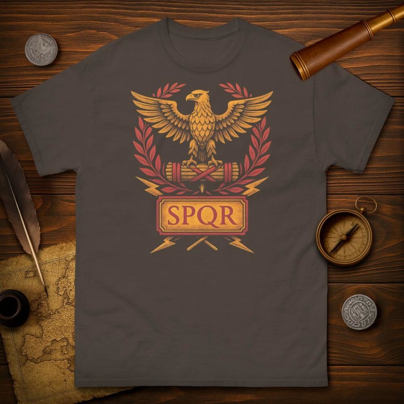 T-shirts: Emblème Aigle SPQR Rome
