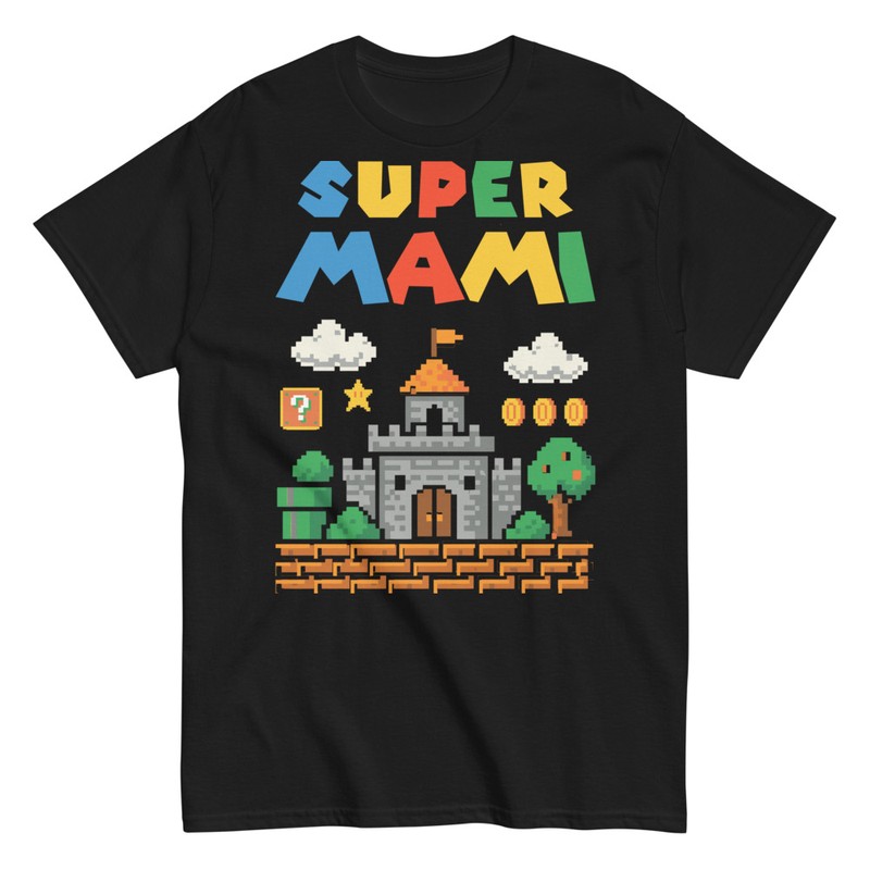 T-shirts: Super Maman Jeu Vidéo Rétro