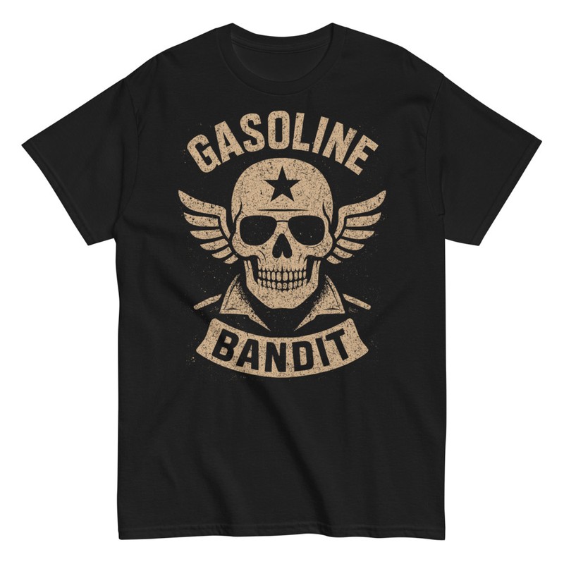T-shirts: Crâne Gasoline Bandit