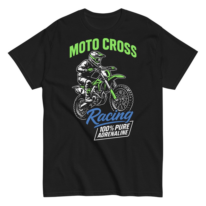 T-shirts: Moto Cross Racing Adrénaline