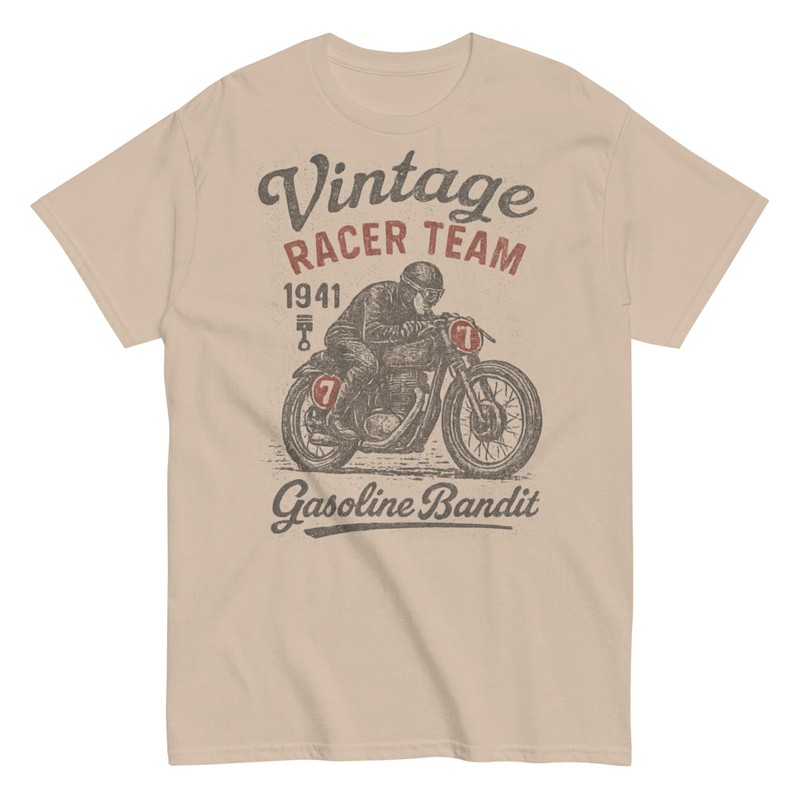 T-shirts: Vintage Racer Bandit de l'Essence