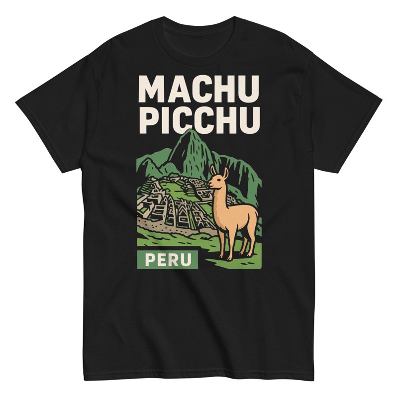 T-shirts: Machu Picchu Pérou Illustration