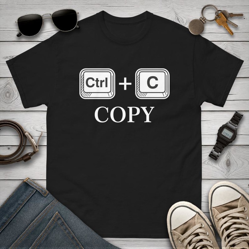 T-shirts: Copier Ctrl+C Tel Père Tel Fils