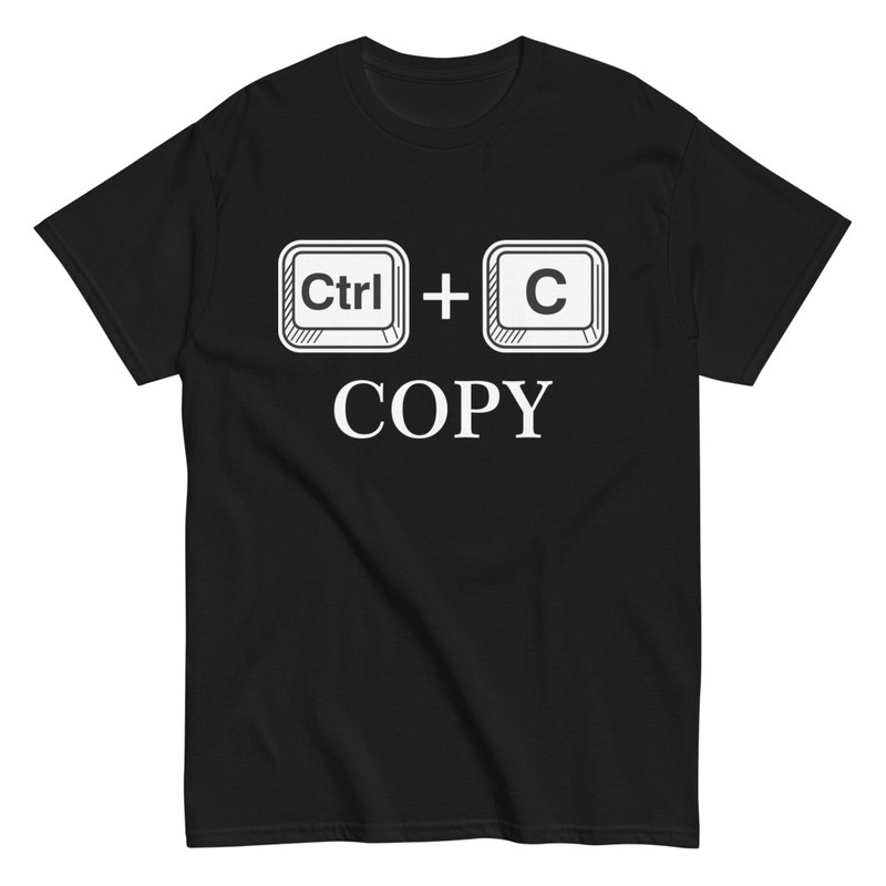 T-shirts: Copier Ctrl+C Tel Père Tel Fils