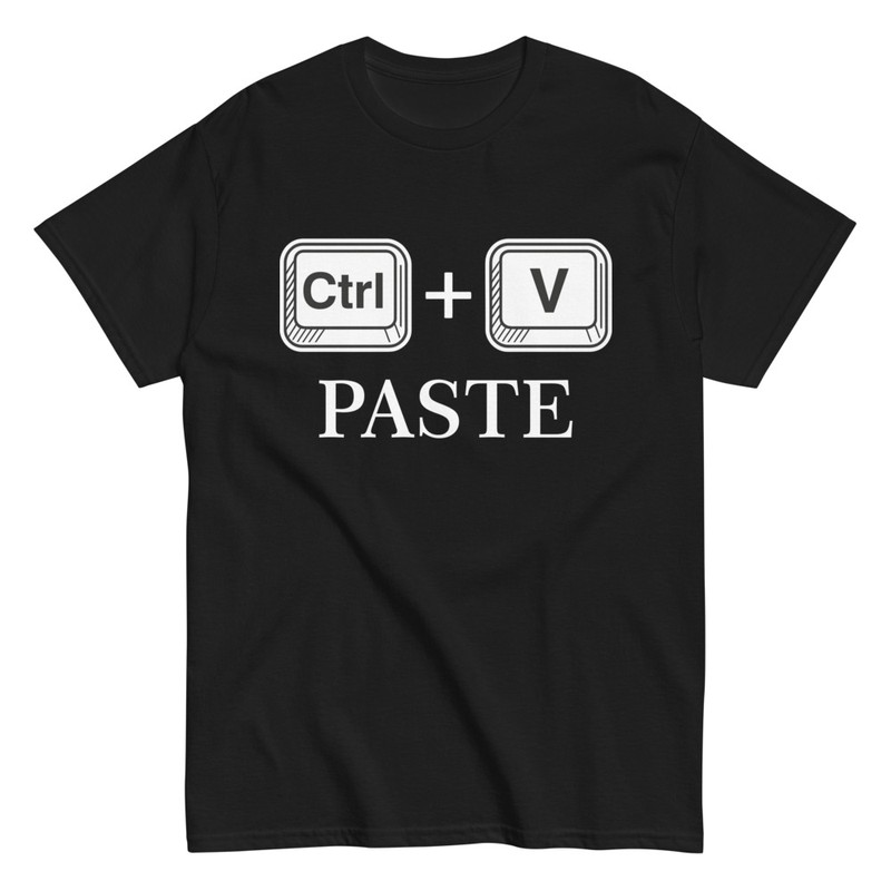 T-shirts: Original Ctrl + V Coller