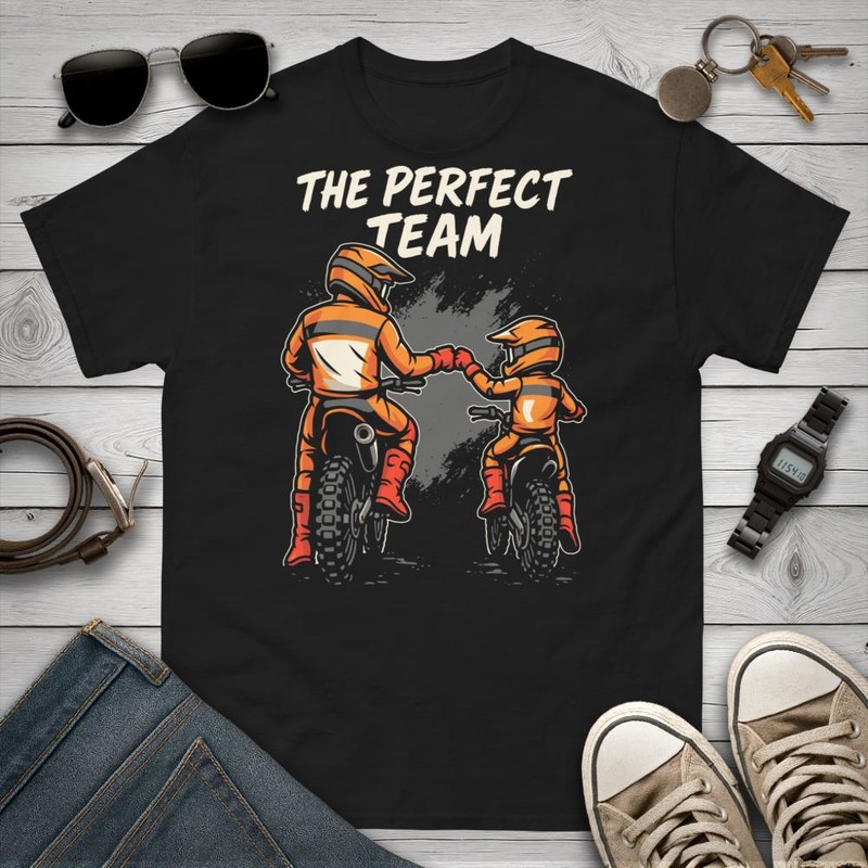 T-shirts: Équipe Père et Fils Motocross