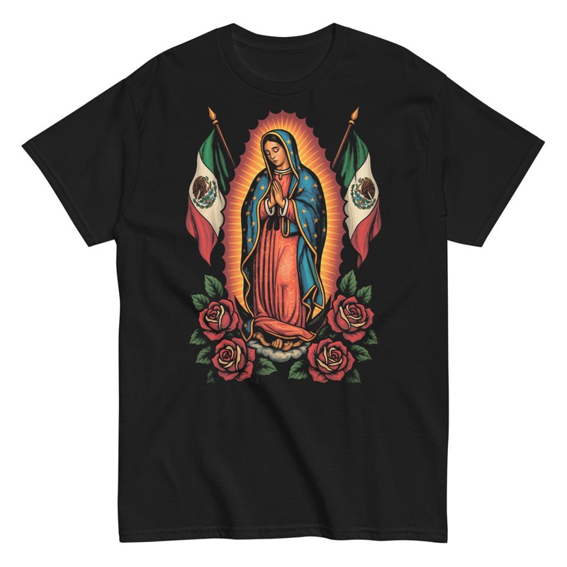 T-shirts: Vierge de Guadalupe et Drapeaux