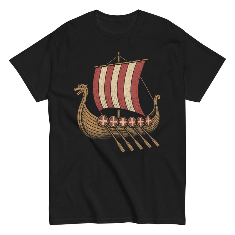 T-shirts: Bateau Viking Guerriers Nordiques