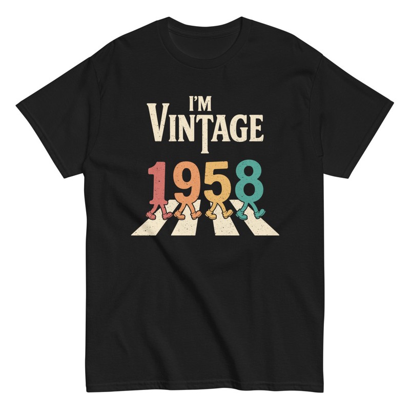 T-shirts: Vintage 1958 67 Ans Abbey Road