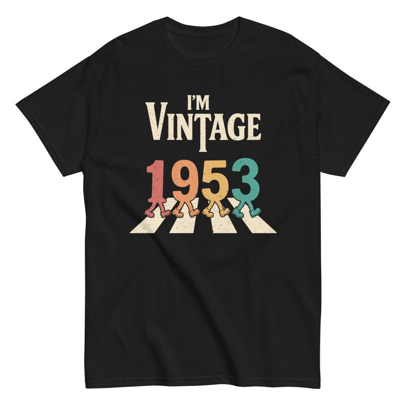 T-shirts: Vintage 1953 72 Ans Abbey Road