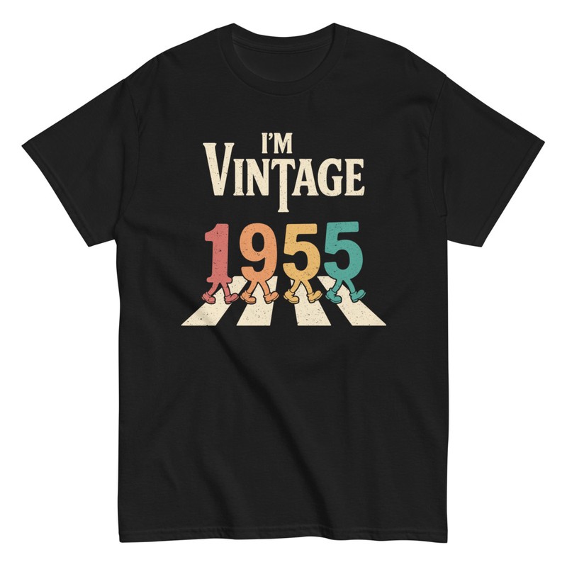 T-shirts: Vintage 1955 70 Ans Abbey Road