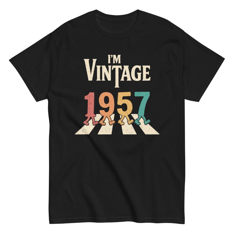 T-shirts: Vintage 1957 68 Ans Abbey Road