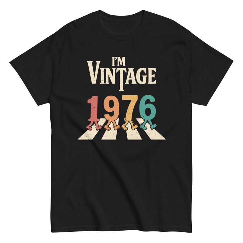 T-shirts: Vintage 1976 49 Ans Abbey Road