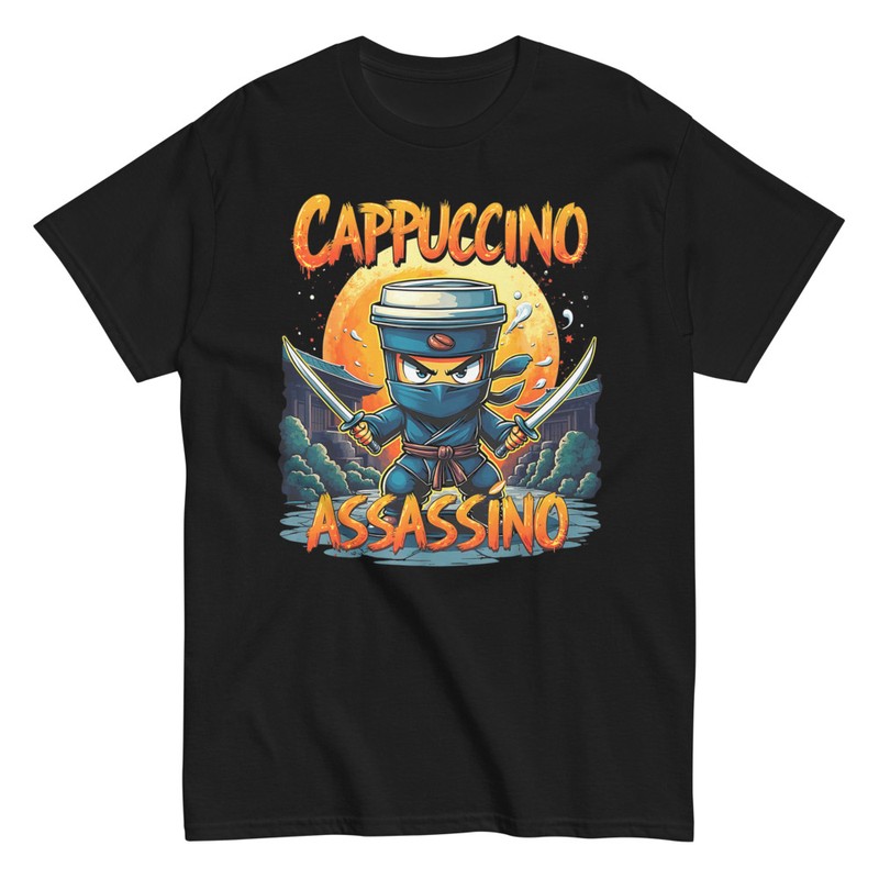 T-shirts: Cappuccino Assassino Ninja Café