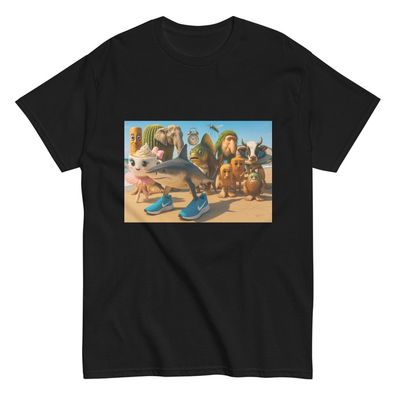 T-shirts: Brainrot Italien Personnages Plage