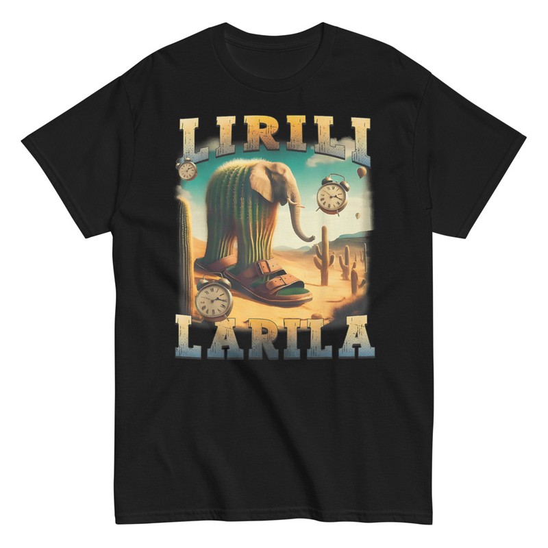 T-shirts: Éléphant Cactus Sandale Lirili Larila