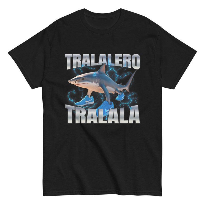 T-shirts: Brainrot Requin Tralalero Tralala Foudre