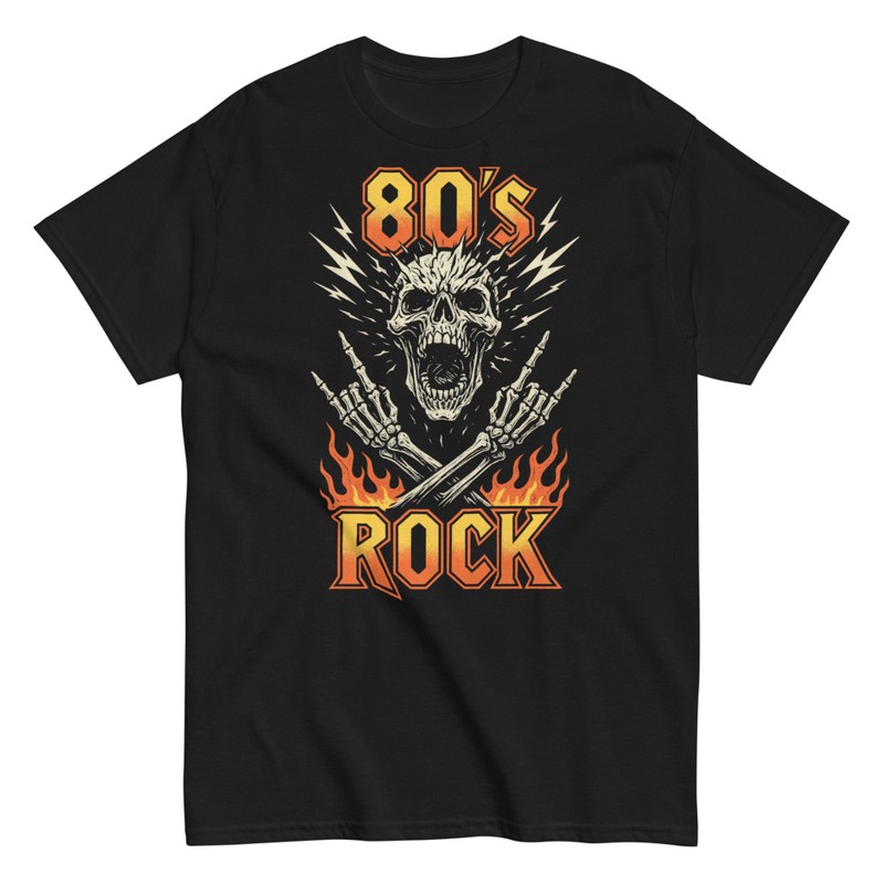 T-shirts: Rock Heavy Metal des Années 80