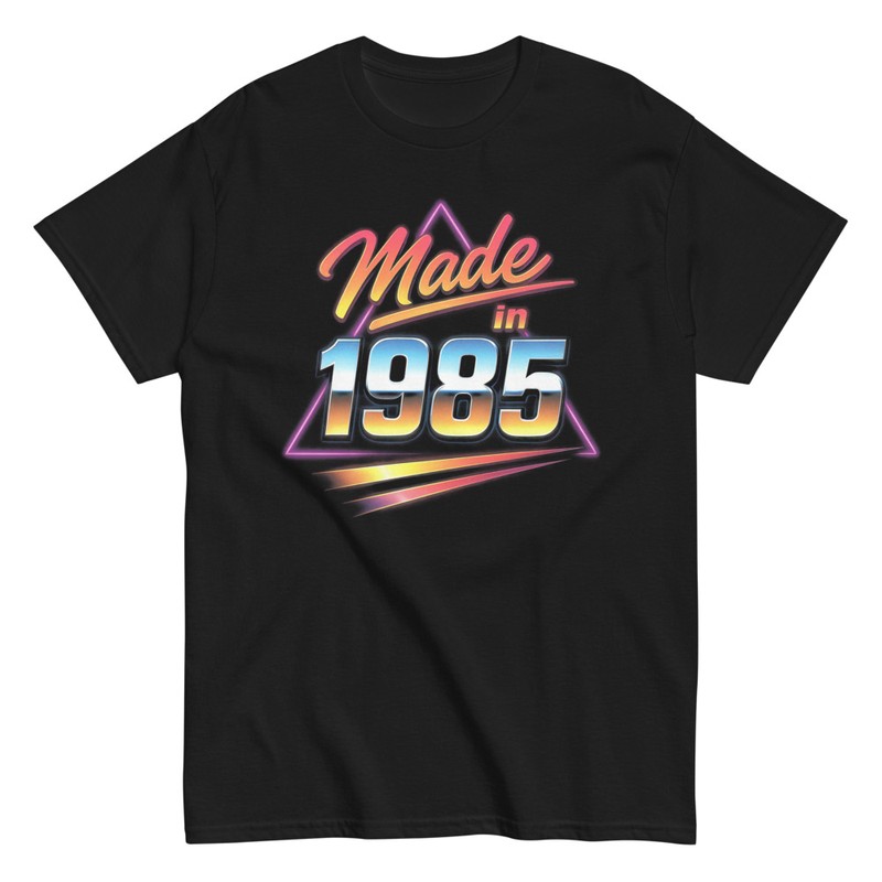 T-shirts: Made in 1985 Style Rétro 80s Néon