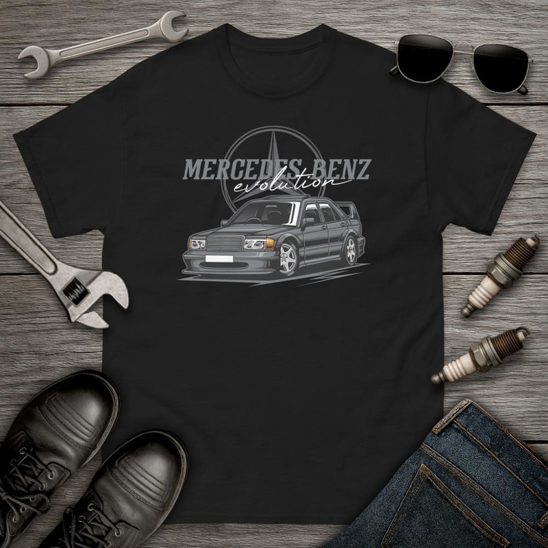 T-shirts: Voiture Drifting Mercedes Benz Evolution