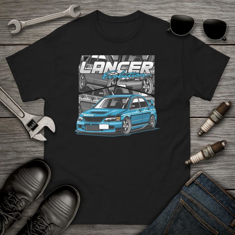 T-shirts: Design Automobilistique Lancer Evolution