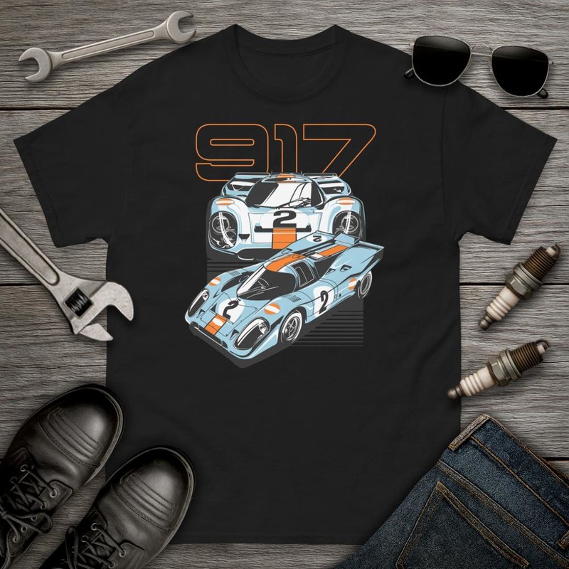 T-shirts: Voiture de Course 917 Le Mans