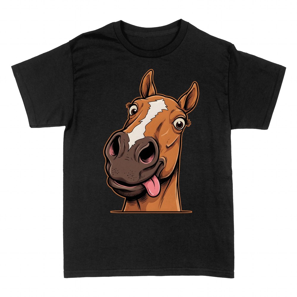 T-shirts: Cheval Rigolo Tire la Langue