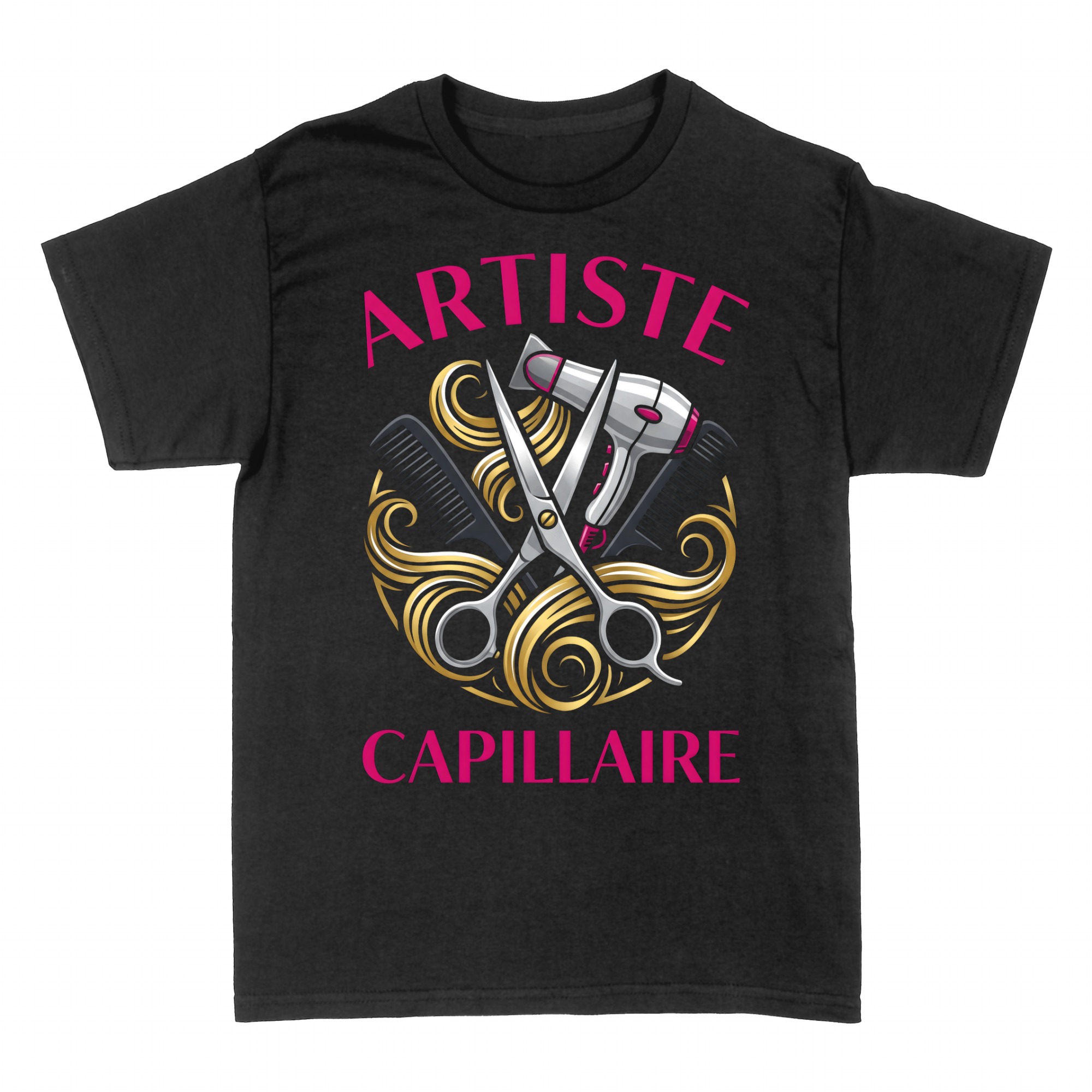 T-shirts: Artiste Coiffeuse Professionnelle Coiffure Femme