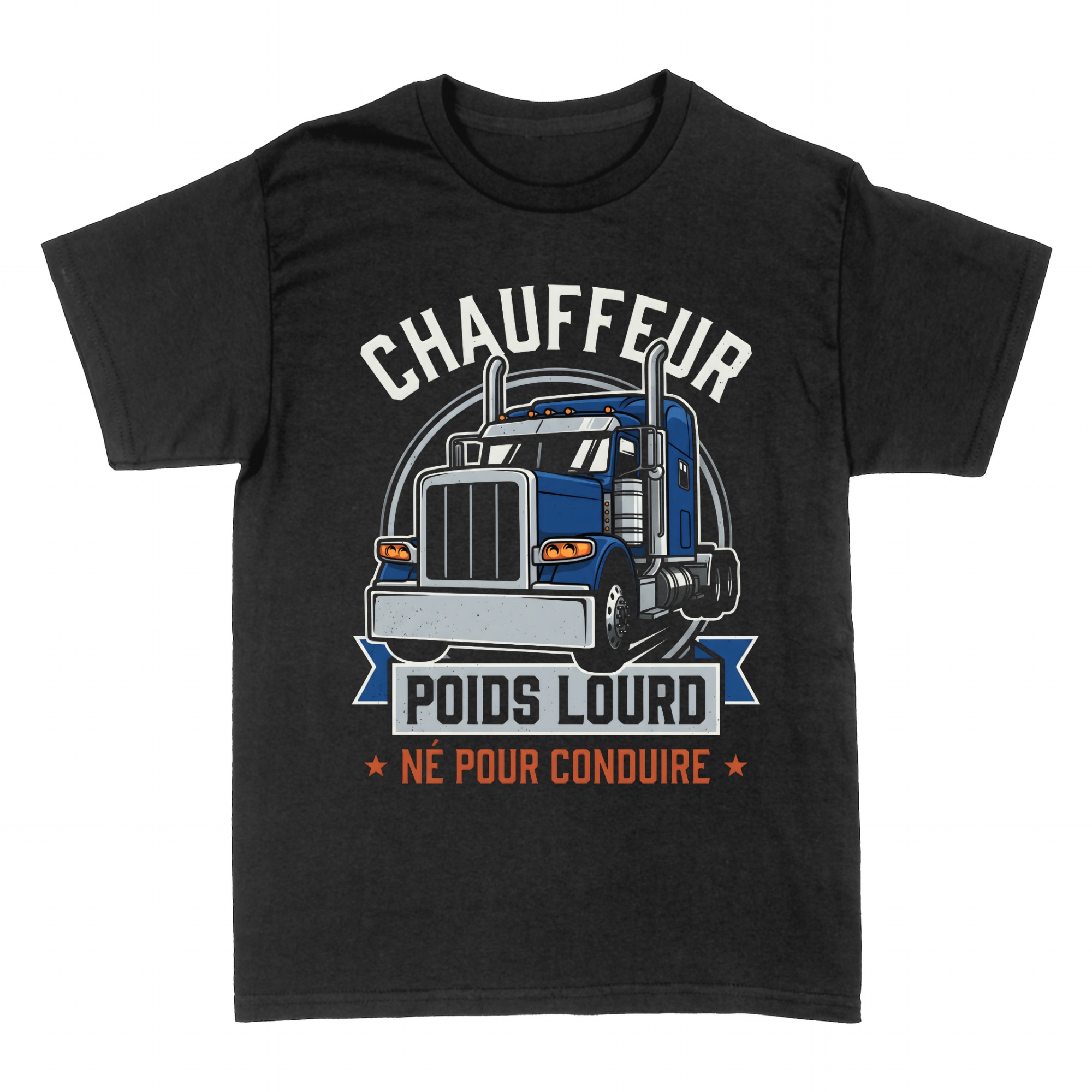T-shirts: Embl&egrave;me Chauffeur Poids Lourd Camion Routier