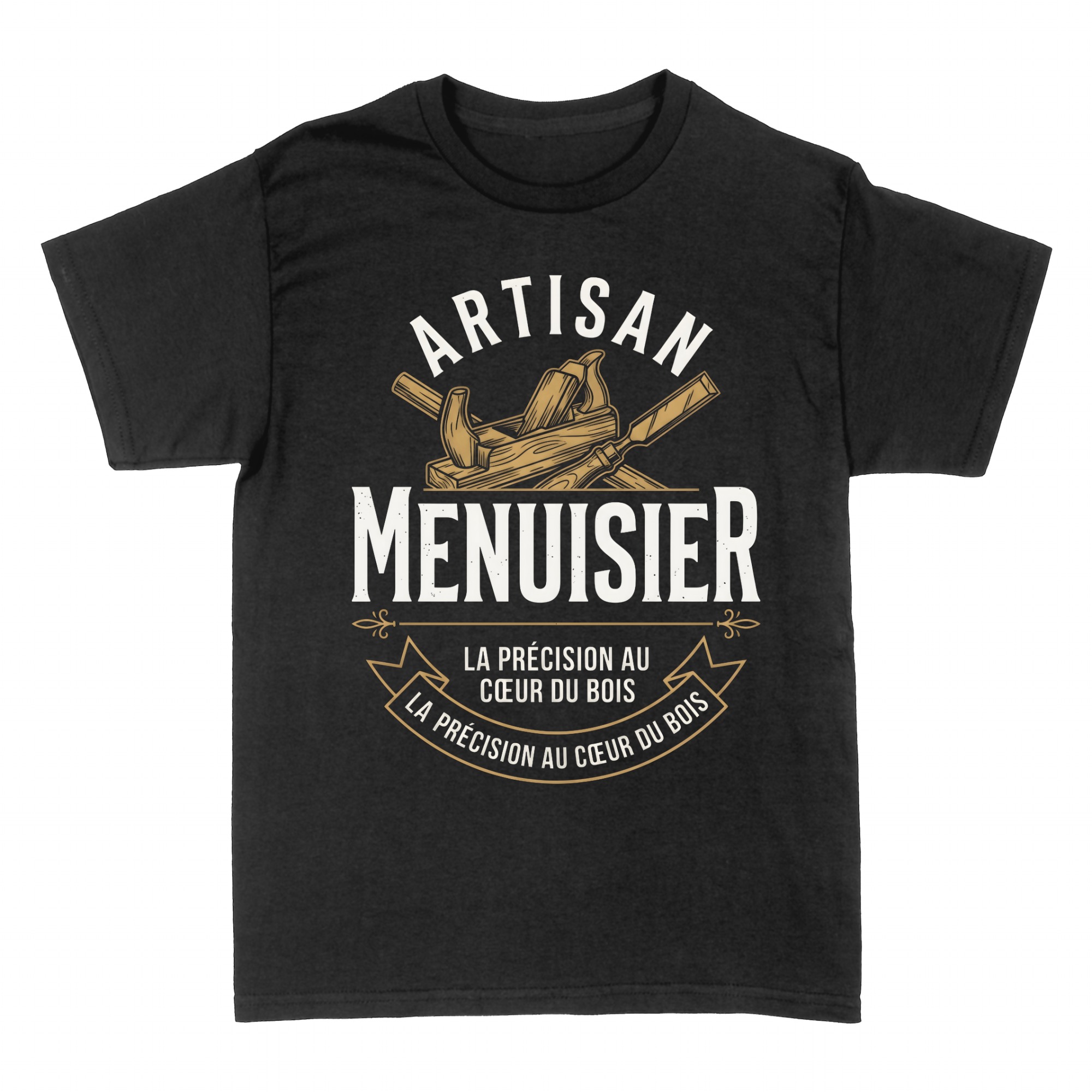 T-shirts: Artisan Menuisier Embl&egrave;me Vintage Bricoleur