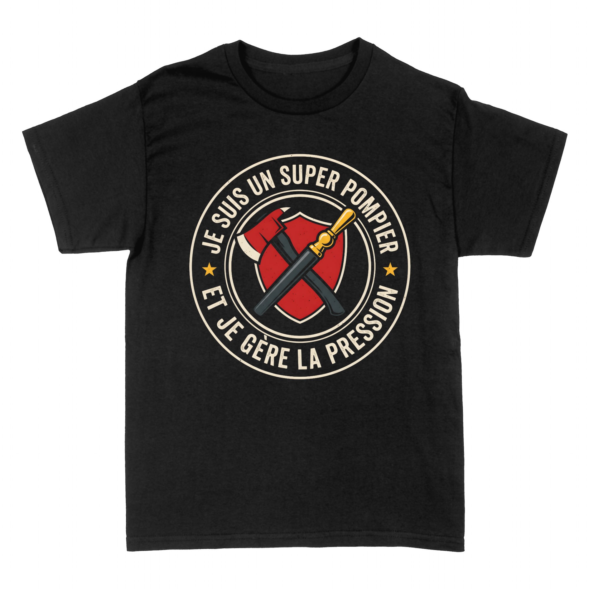 T-shirts: Super pompier qui g&egrave;re la pression