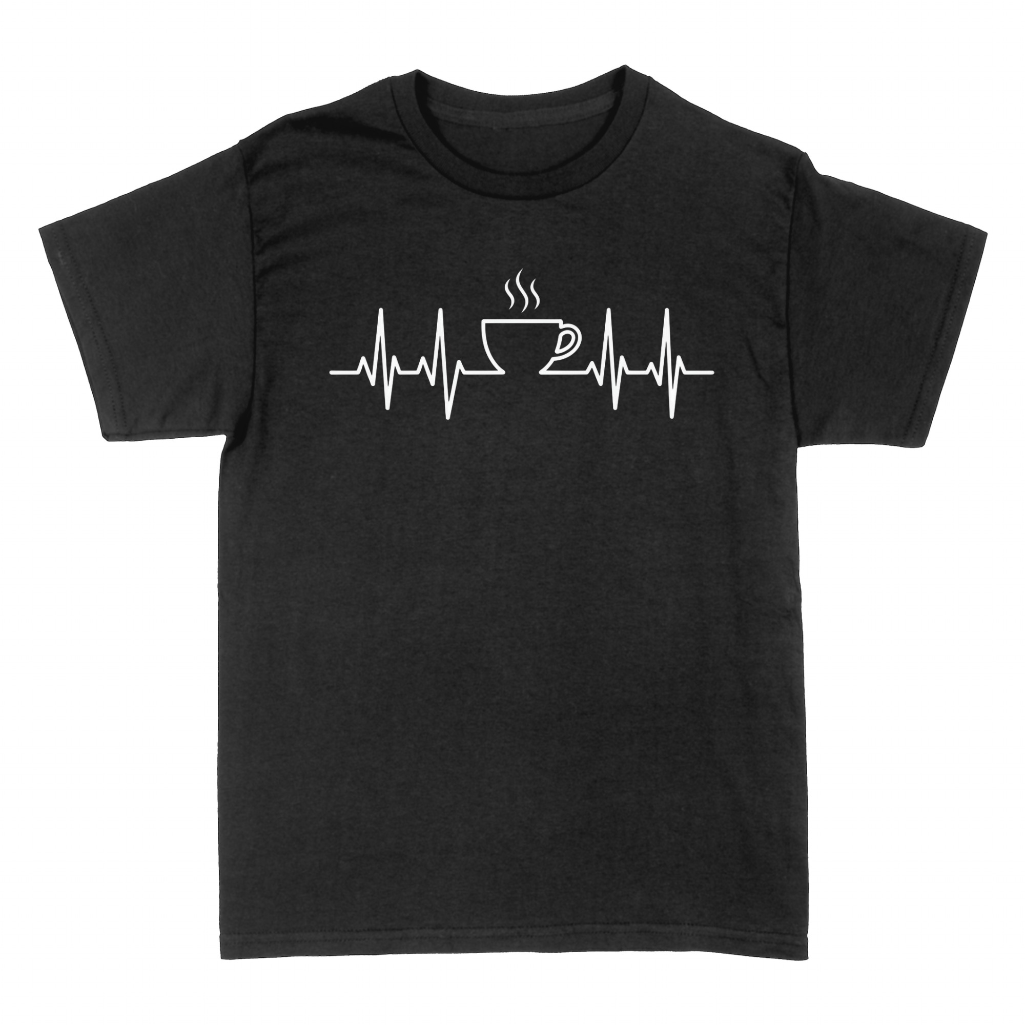 T-shirts: Caf&eacute; ECG Battement de C&oelig;ur