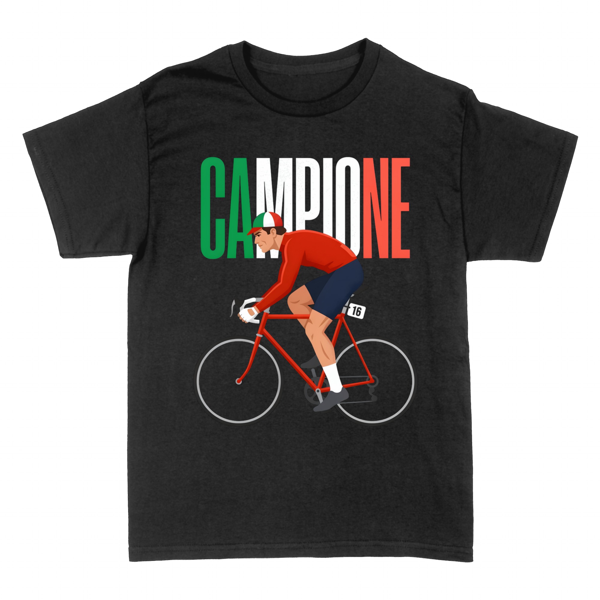 T-shirts: Campione Ciclismo V&eacute;lo de Course