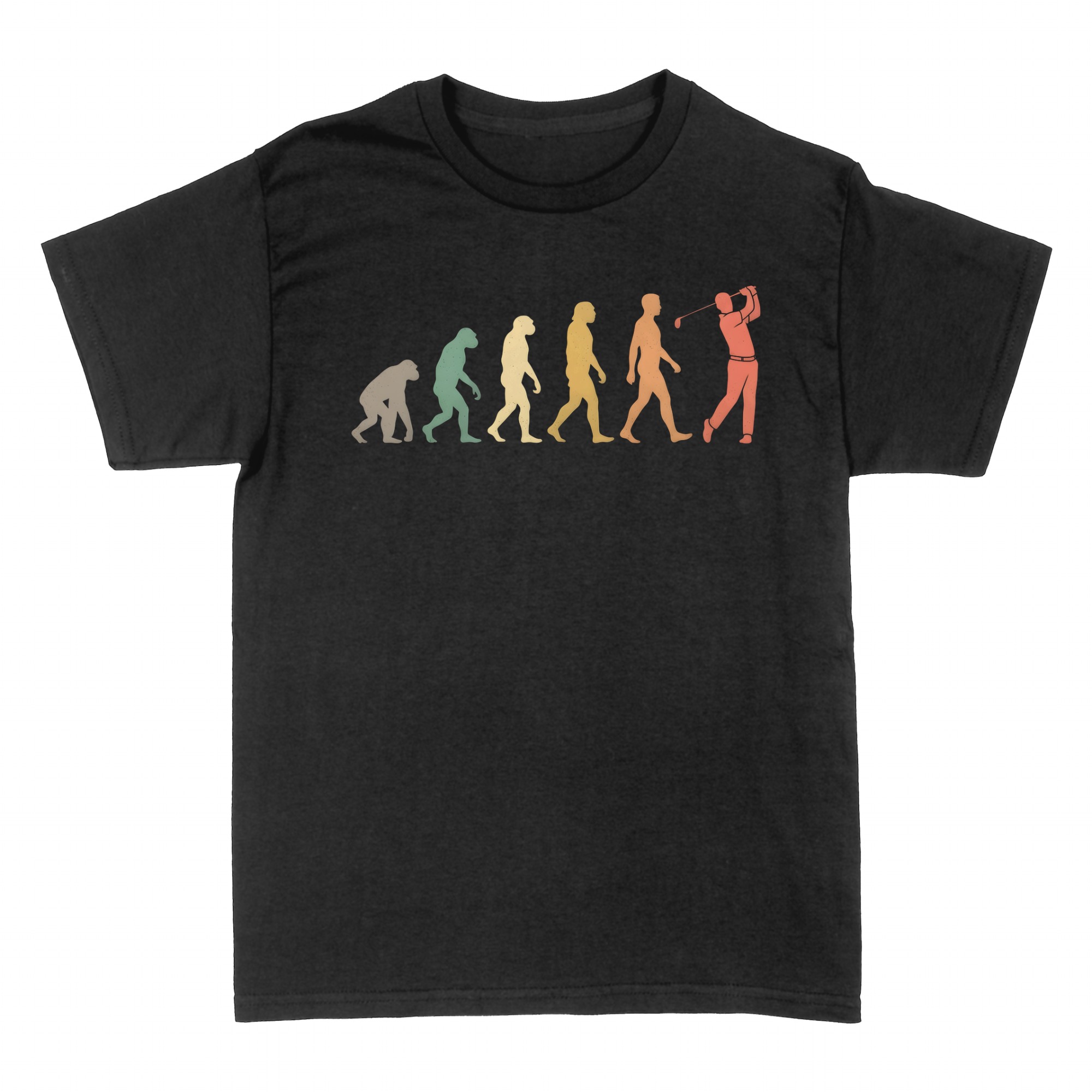 T-shirts: T-shirt &Eacute;volution du Golfeur Humour