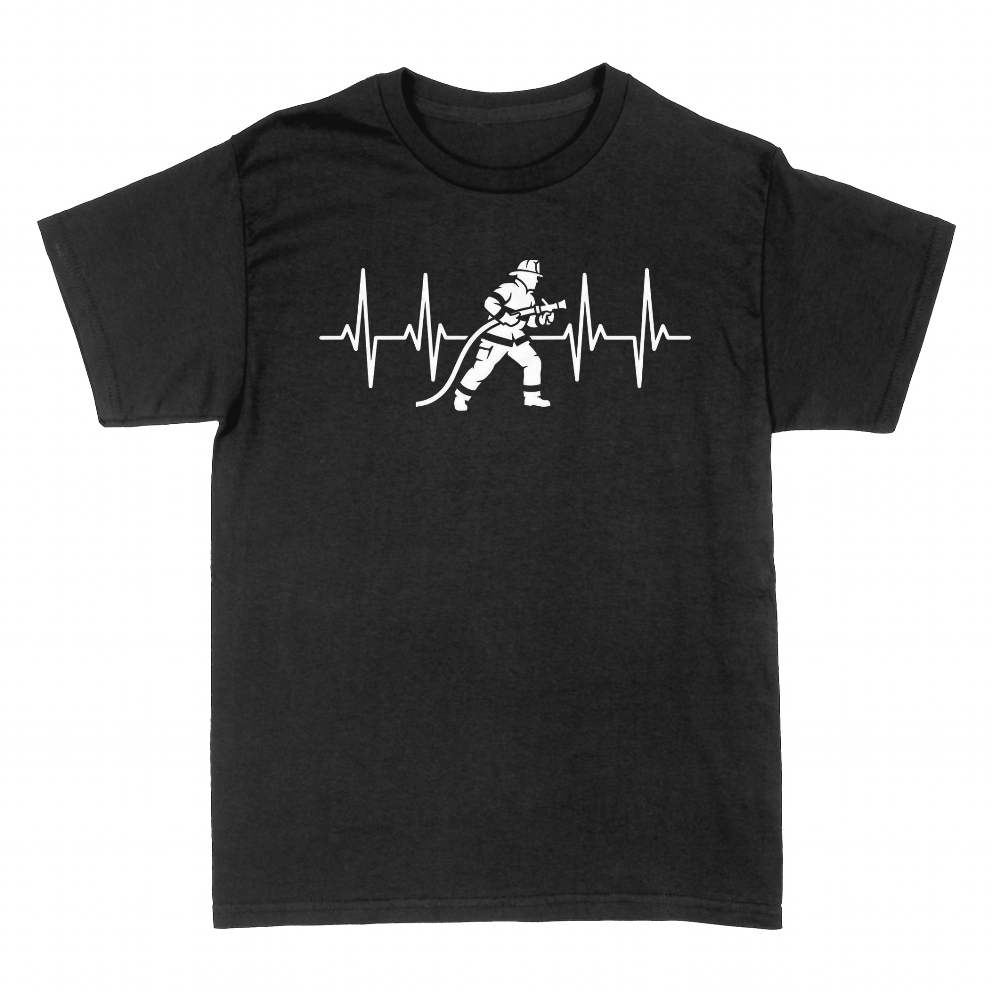 T-shirts: Tee shirt Battement de C&oelig;ur Pompier