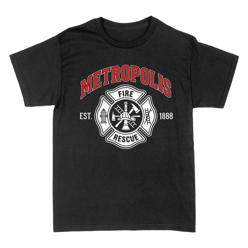 T-shirts: Ecusson pompier Metropolis Fire Rescue