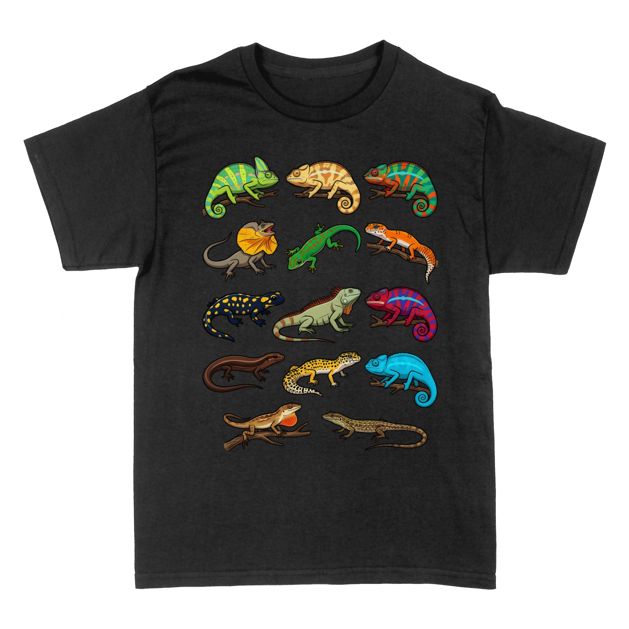 T-shirts: Planche Scientifique Collection de Reptiles