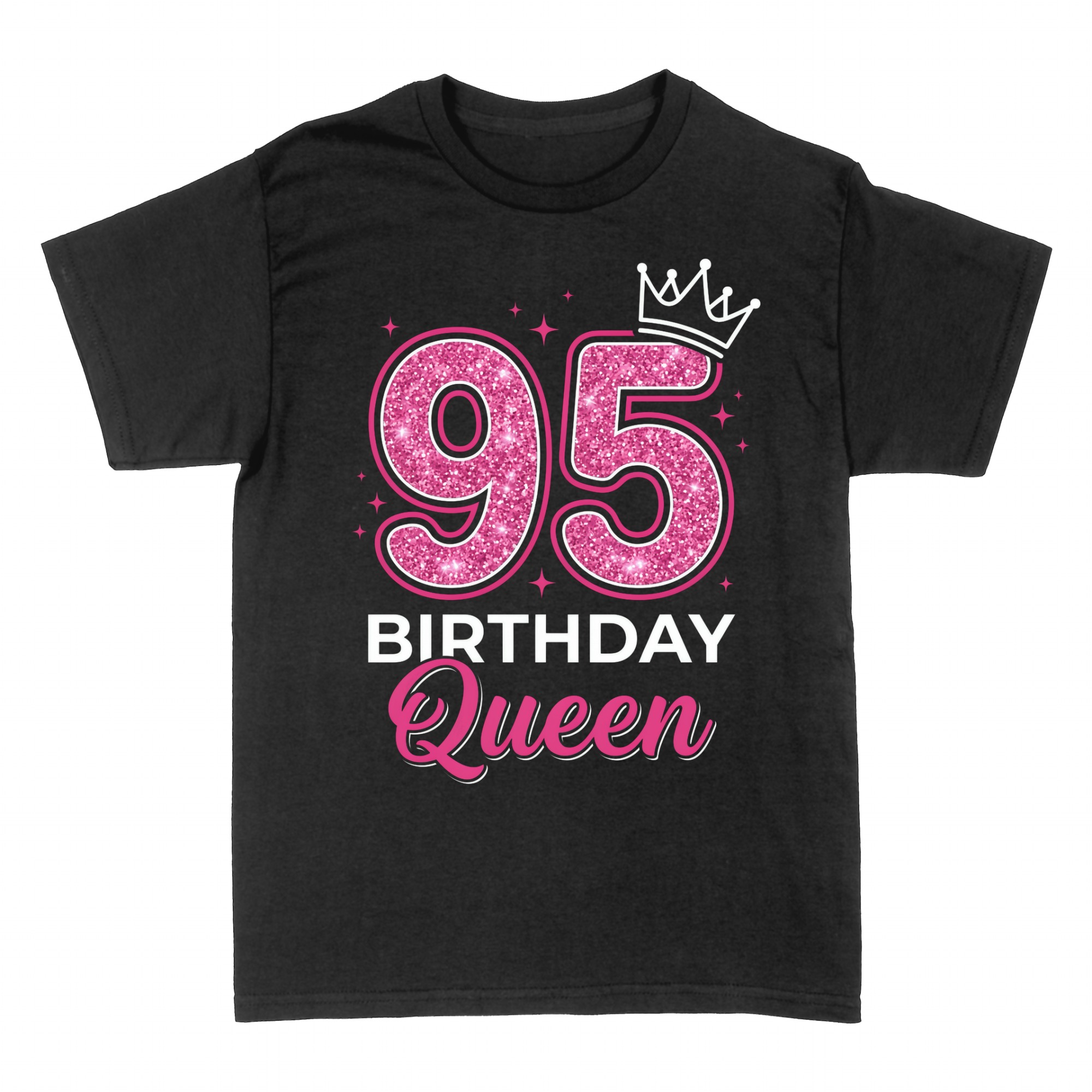 T-shirts: 95 ans reine d'anniversaire couronne