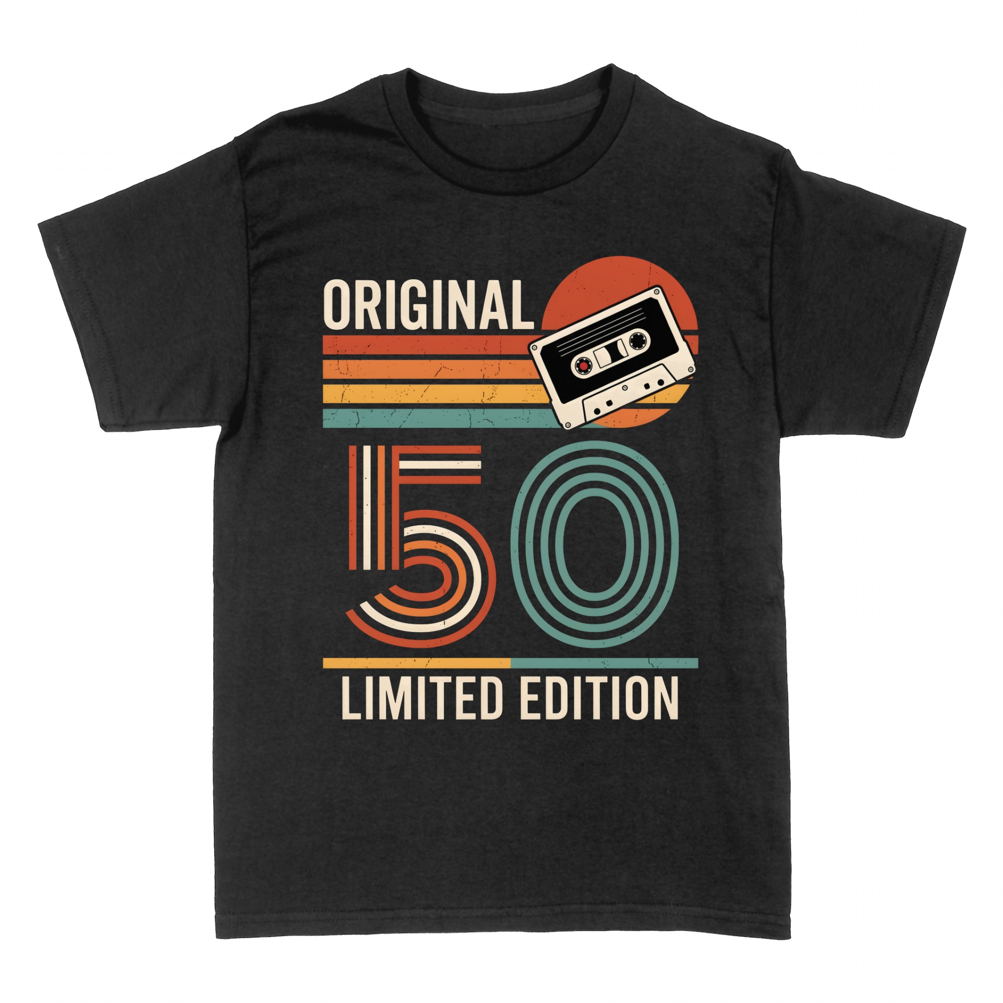 T-shirts: 50 ans r&eacute;tro cassette