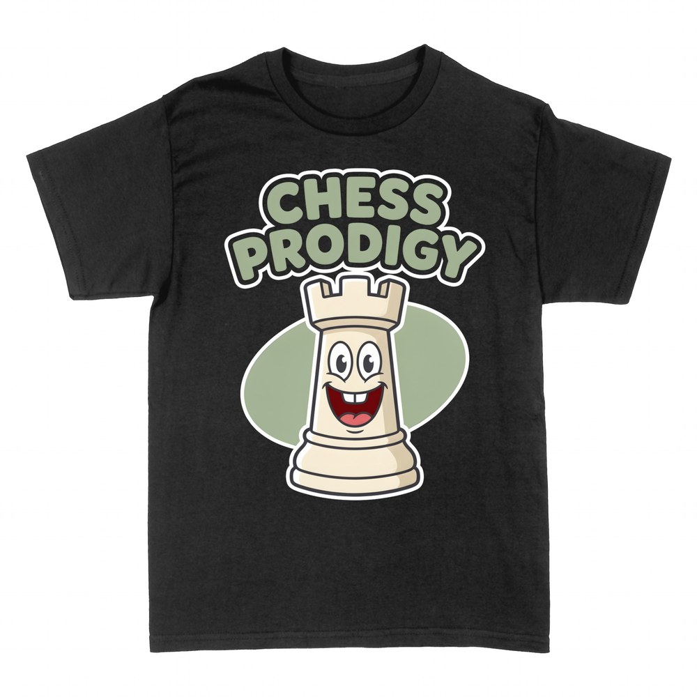 T-shirts: Prodige des &eacute;checs avec tour souriante