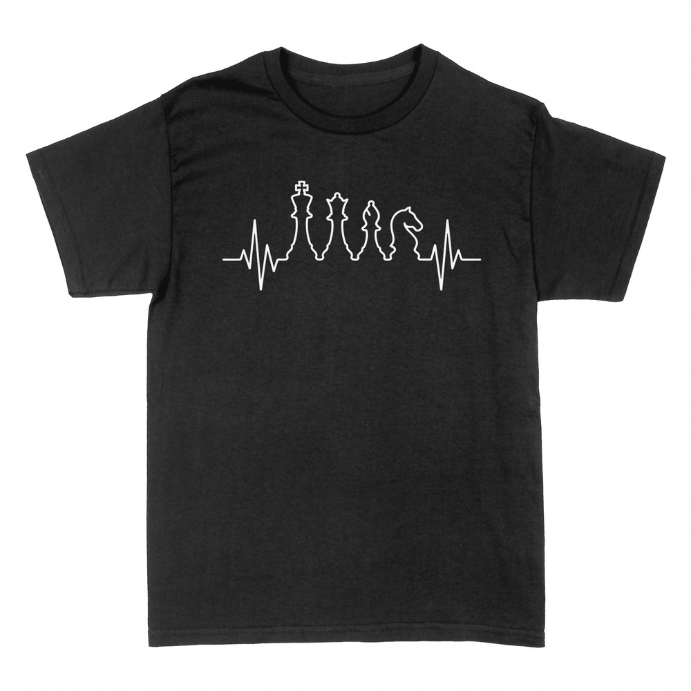 T-shirts: Battement de c&oelig;ur en pi&egrave;ces d'&eacute;checs