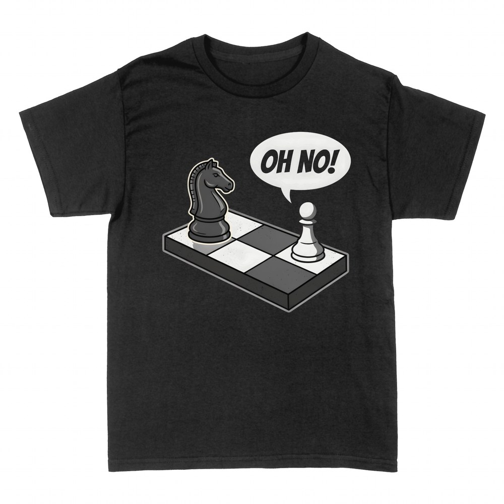 T-shirts: &Eacute;checs pion effray&eacute; OH NO